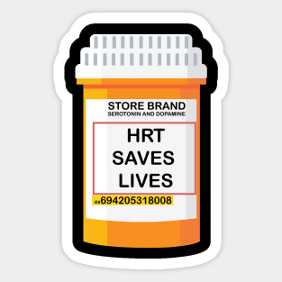 hrt saves lives Sticker